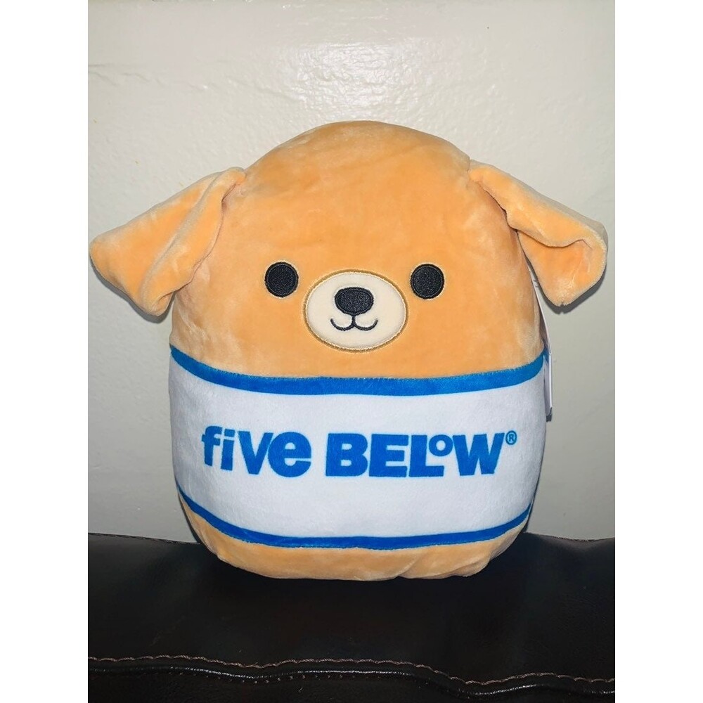 Spencer the five below dog Squishmallow